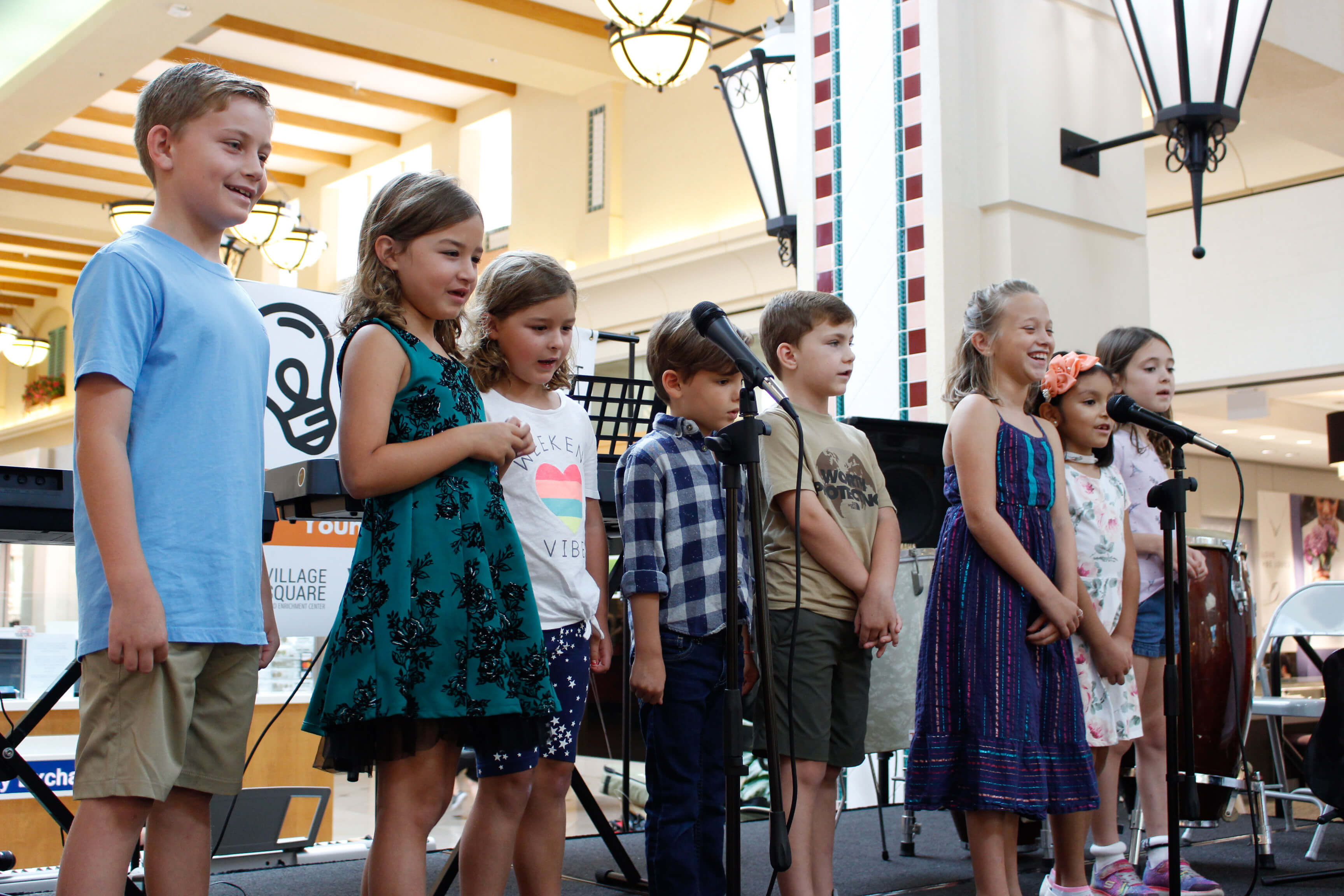 happy students who take voice lessons in New York